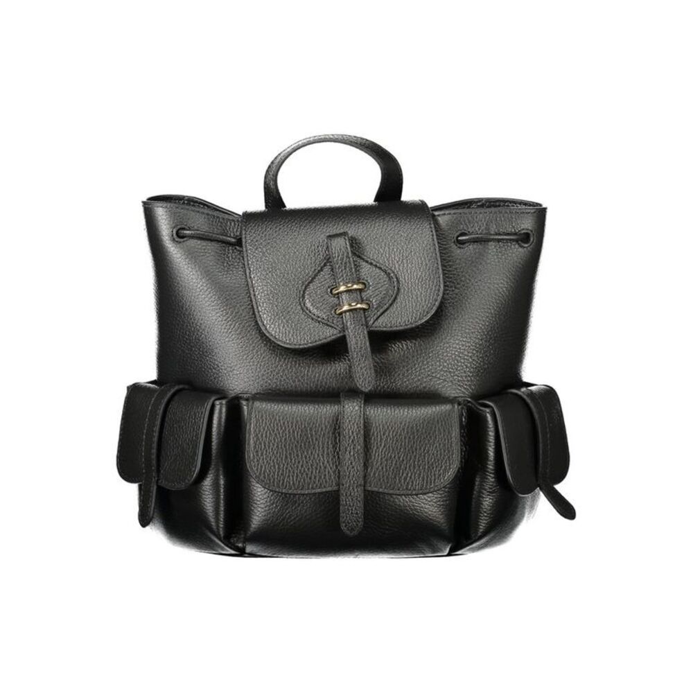 Coccinelle Nero Leather Women's Women's Backpack